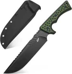 Eafengrow EF146 Fixed Blade Knife Sleipner Steel Blade G10 Handle Full Tang EDC Straight Knife for Working Camping Bushcraft