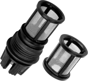 EGBD032 Inlet Filter & DTJD006 Water Filter Cover, for Nortiz Water Heater Replacement Parts, compatible with Noritz Under-Sink Water Assembly, 2 Pack Inlet Screen, 1 Pack Water Filter Cover