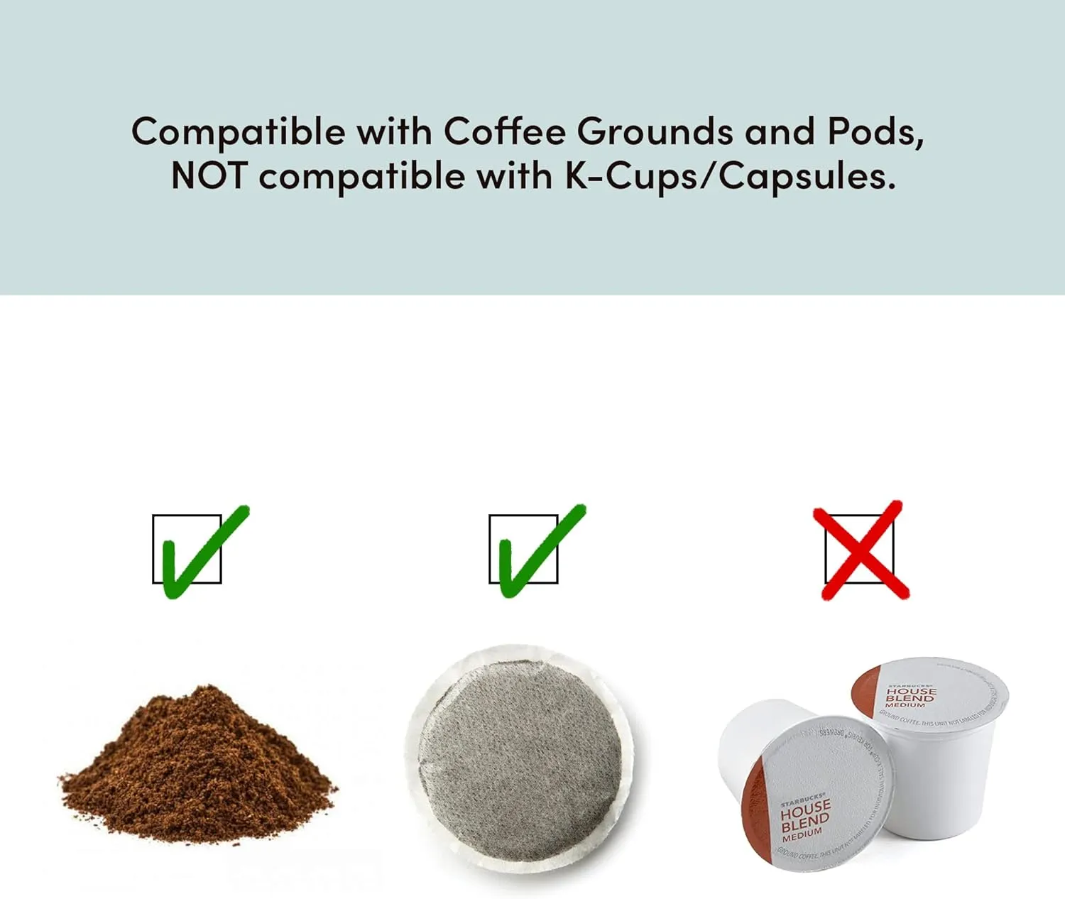 Elite Gourmet EHC112 Personal Single-Serve Compact Coffee Maker Brewer Includes 14Oz. Thermal Travel Mug with Stainless Steel Interior, Compatible with Coffee Grounds, Reusable Filter, Black