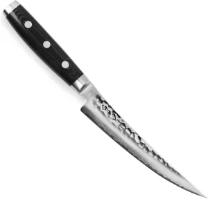 Enso Curved Boning Knife - Made in Japan - HD Series - VG10 Hammered Damascus Stainless Steel - 6"