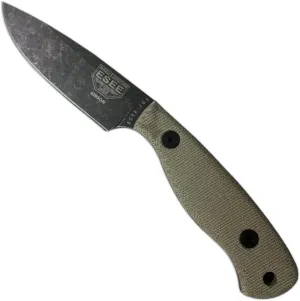 ESEE JG3 Black Oxide Fixed Blade w/Dark Tan Sheath - ESEE-JG3-BO