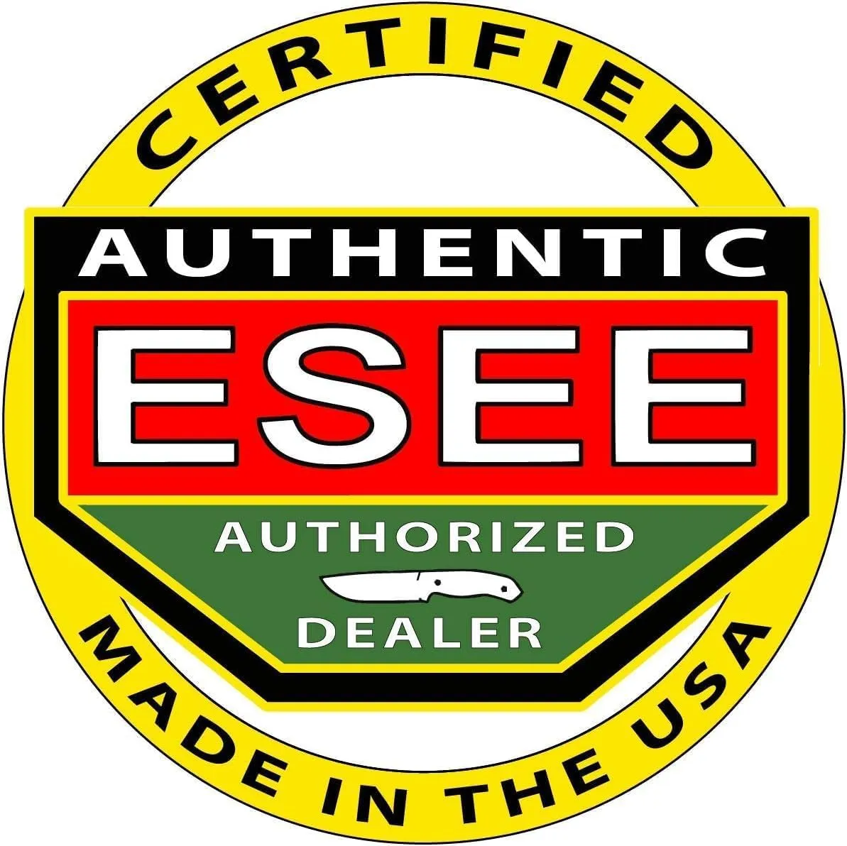 ESEE Knives 4P Fixed Blade Knife w/Handle and Molded Polymer Sheath (Black Blade/Grey Micarta Handle/Coyote Tan Sheath)
