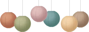 Everyone is Welcome 8" Hanging Paper Lanterns