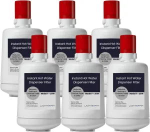 F-201R Water Filter Cartridge, Replacement Compatible With InSinkErator F-201R Water Filter Cartridge for Hot Water Dispenser (6 Pack)