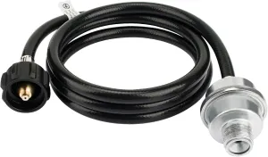F273699 6Ft Propane Fuel Filter with Hose Compatible with Mr. Heater Big Buddy Propane Heater to Propane Tank,CSA Certified with QCC1/Type1 Adapter Connect 20-45 lb Propane Tanks