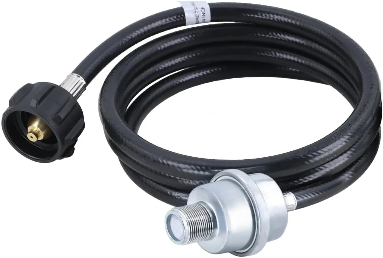 F273699 Propane Fuel Filter with 6FT Adapter Hose Compatible with Mr. Heater Portable Buddy Big Buddy Tough Buddy models Connect 20-45lb Propane Tanks