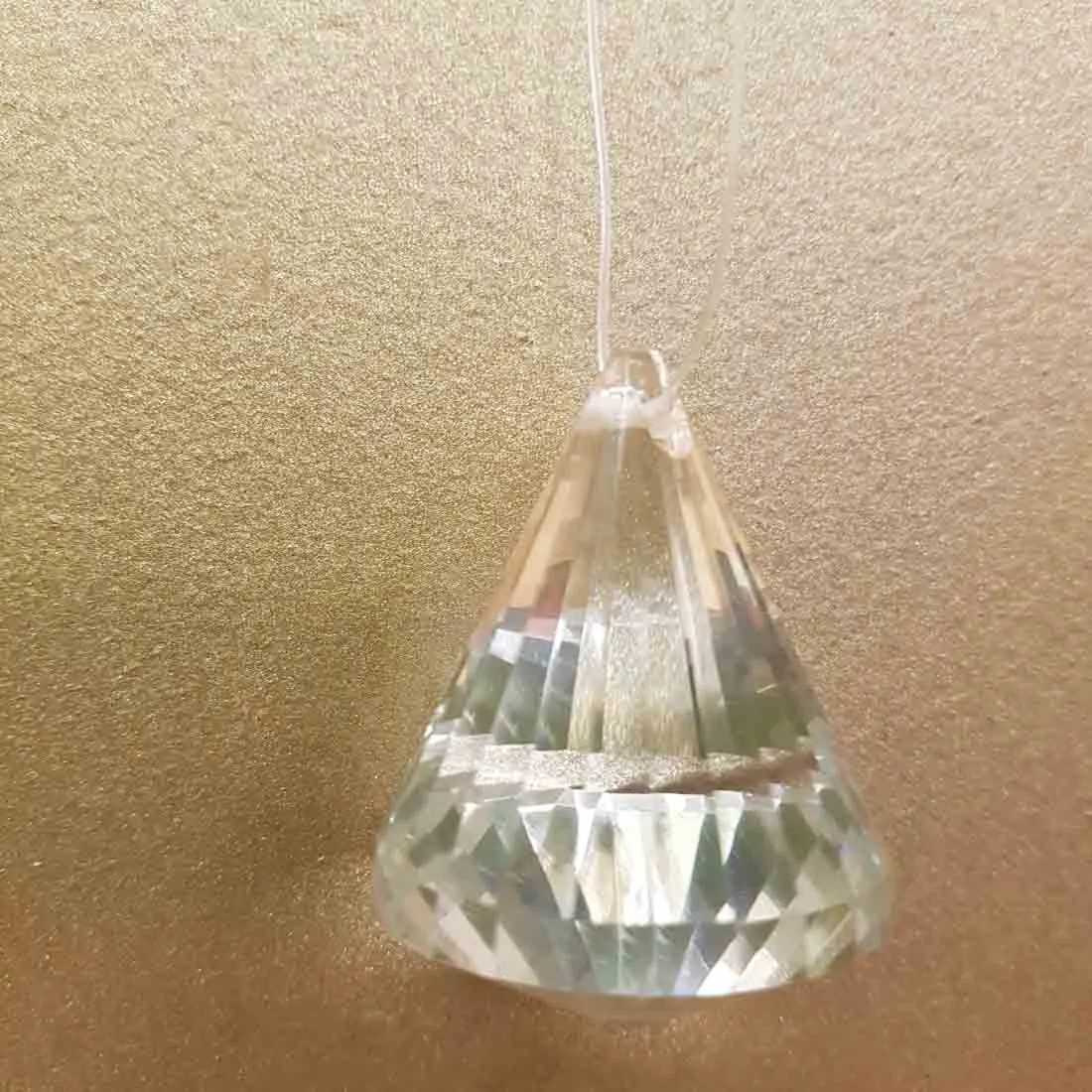 Faceted Lantern Design Hanging Prism