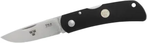 Fallkniven TK4 Fine Edge Folding Knife with Zytel Handle, Black