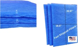 Fast-Shipped-Filters 3 Pack 20×25 Replacement Filter Pads Compatible with Garrison Air Cleaner 20×25 Refill Blue
