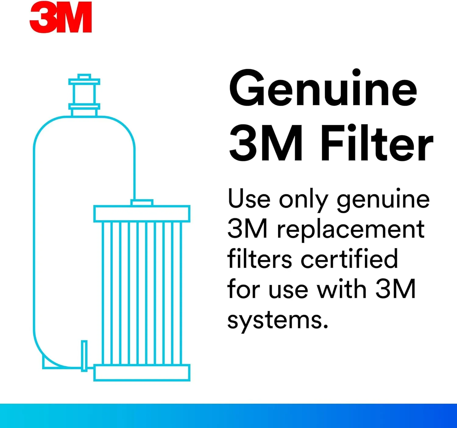 Filtrete 3WH-STDSW-F02 Water Cartridge, Replacement Filter, White, 2 Count