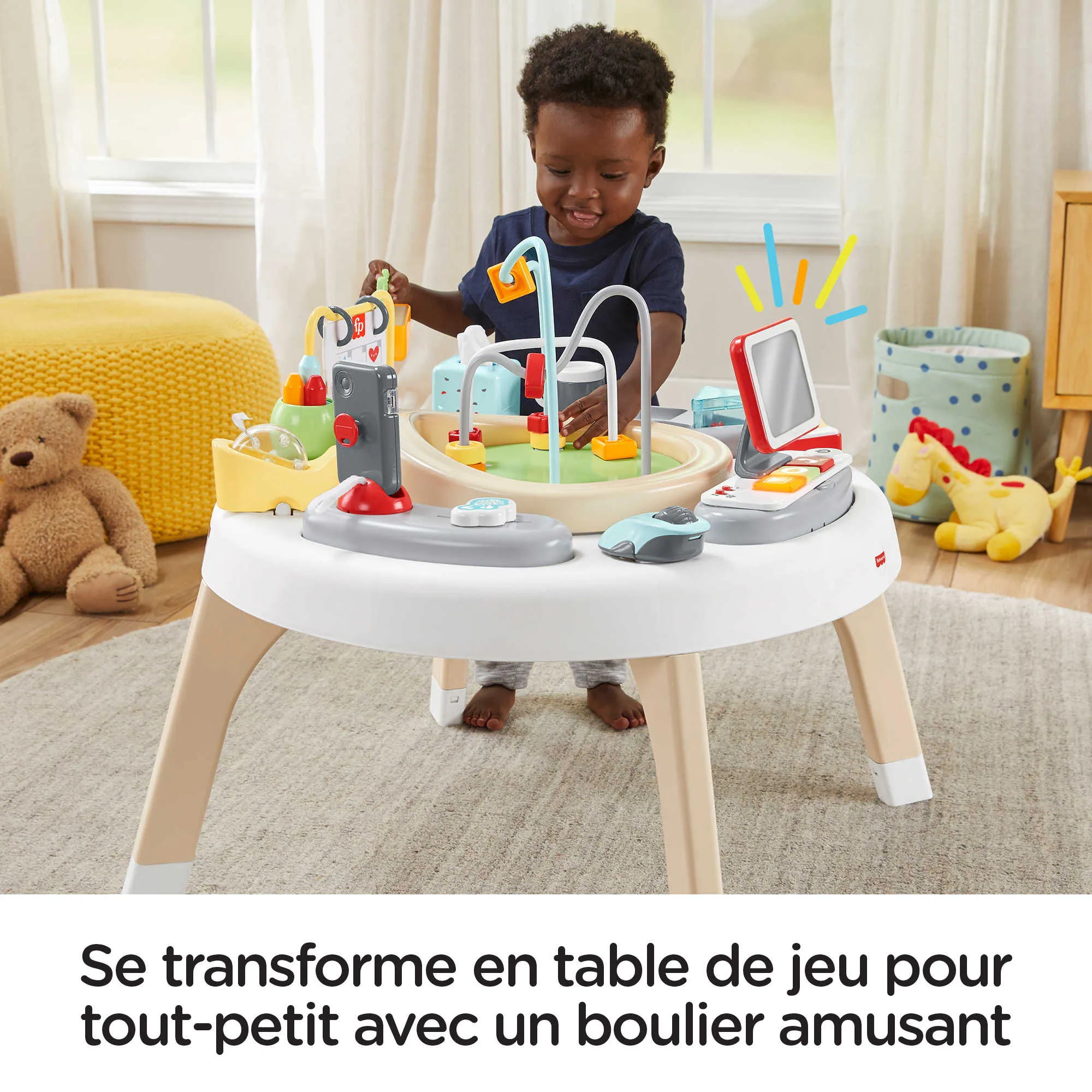 Fisher-Price - Centre D’Activités Bébé Au Travail - Jouet D'Éveil - Dès La Naissance