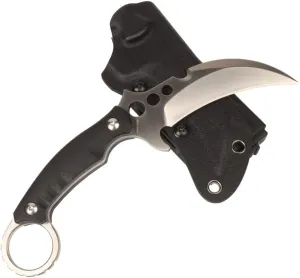 Fixed Blade Knife High grade steel G10 Handle 4.5 Inches,Outdoor Claw Knife,Camping EDC Tools, Kydex Sheaths (silver)
