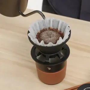 Foldable Silicone Coffee Dripper – Reusable Filter for Camping & Travel