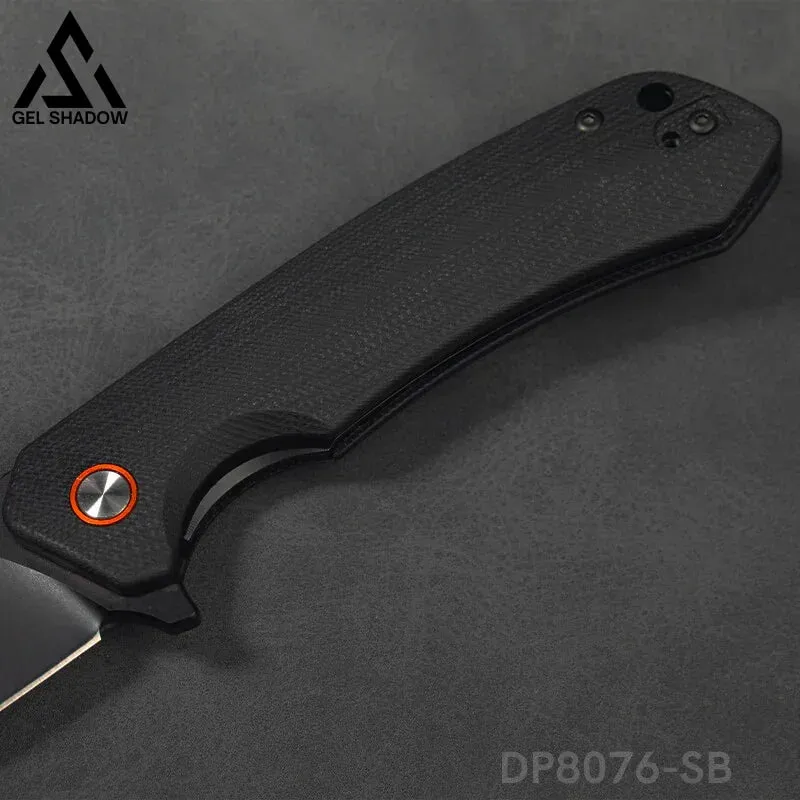 Folding Pocket Knife with D2 Steel, G10 Handle & Ball Bearing Flipper