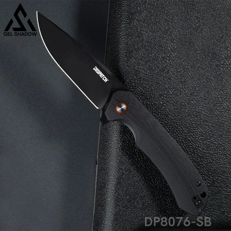Folding Pocket Knife with D2 Steel, G10 Handle & Ball Bearing Flipper