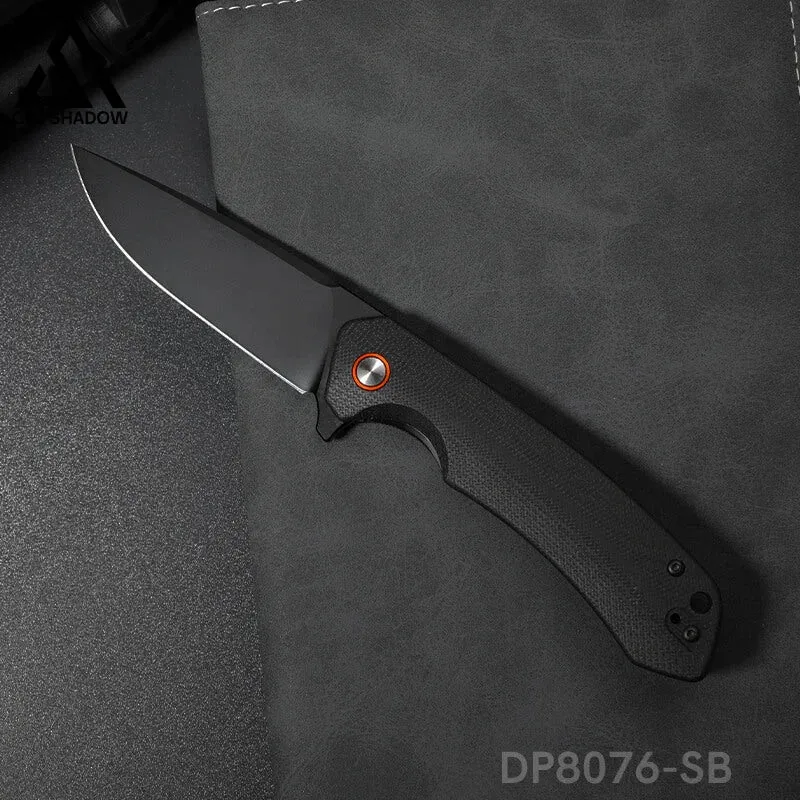 Folding Pocket Knife with D2 Steel, G10 Handle & Ball Bearing Flipper