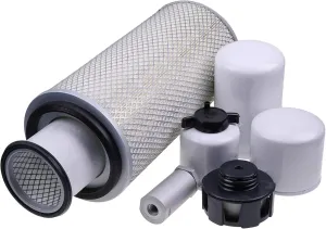 FridayParts Maintenance Filter Kit Compatible for Bobcat Skid Steer A300 S220 S250 S300 S330 Track Loader T250 T300 T320 Replacement