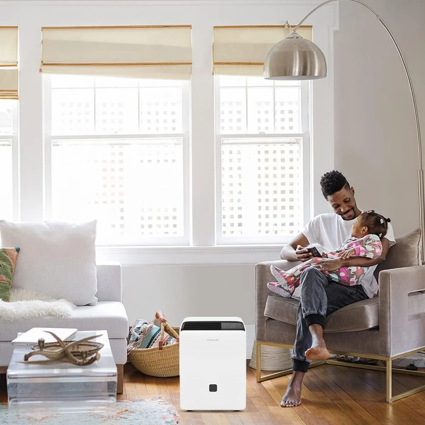 Frigidaire FFAD6022W1 Dehumidifier, High Humidity 60 Pint Capacity Dehumidifier