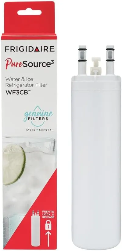Frigidaire WF3CB Puresource3 Refrigerator Water Filter, White, 1 Count (Pack of 1)