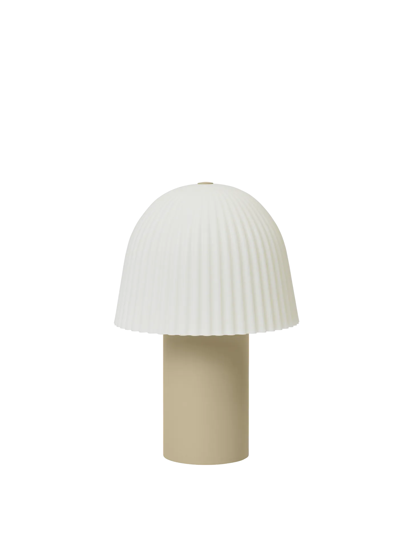 Frill Portable Lamp - Cashmere/White