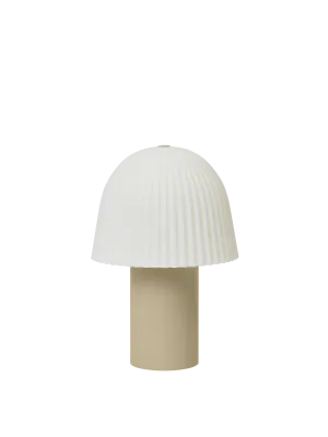 Frill Portable Lamp - Cashmere/White