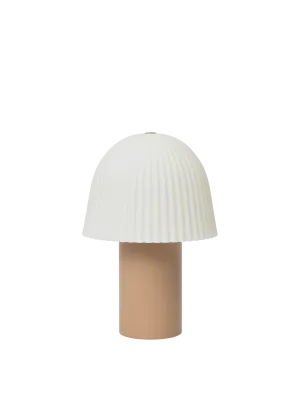 Frill Portable Lamp - Rose/White