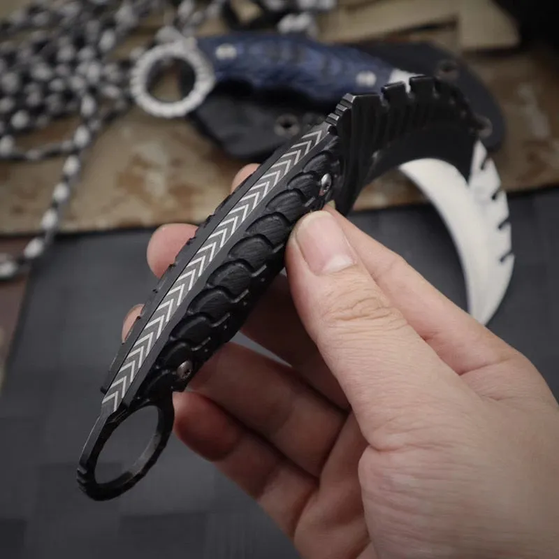 Gator Karambit Fixed Blade Knife