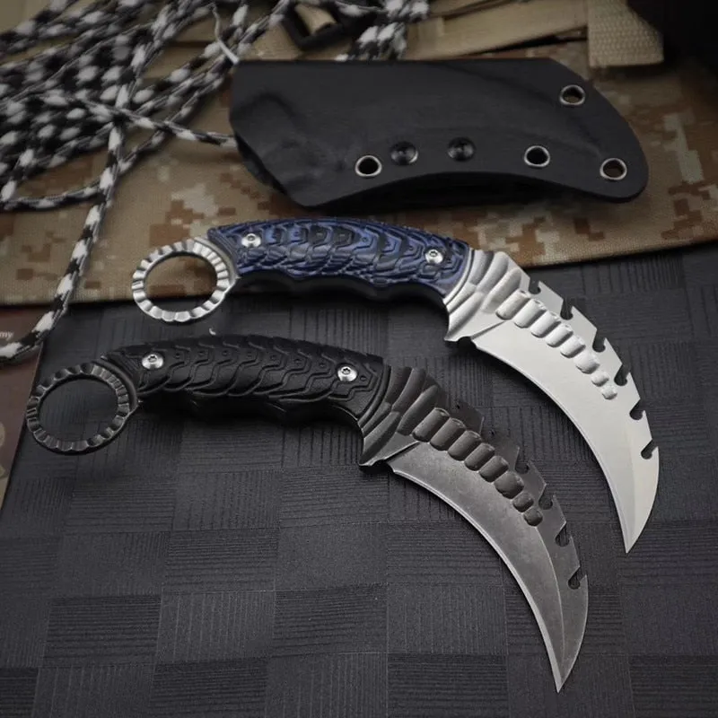 Gator Karambit Fixed Blade Knife
