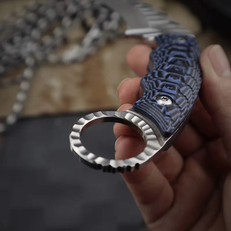 Gator Karambit Fixed Blade Knife