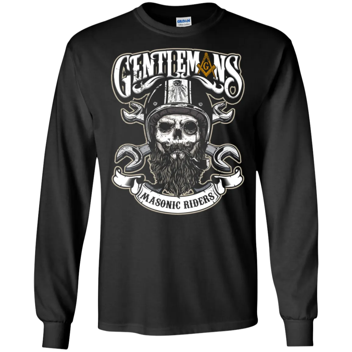 Gentlemen Rider Freemason Square & Compass Symbol