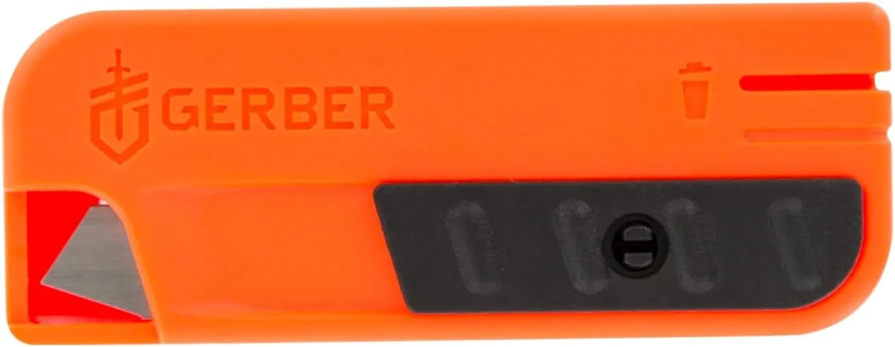 Gerber Gear Vital Pocket Folding Hunting Knife 2.8" Replacement Blades with Disposal Container, Sharp Blades for Field-Dressing and Skinning, 12-Pack