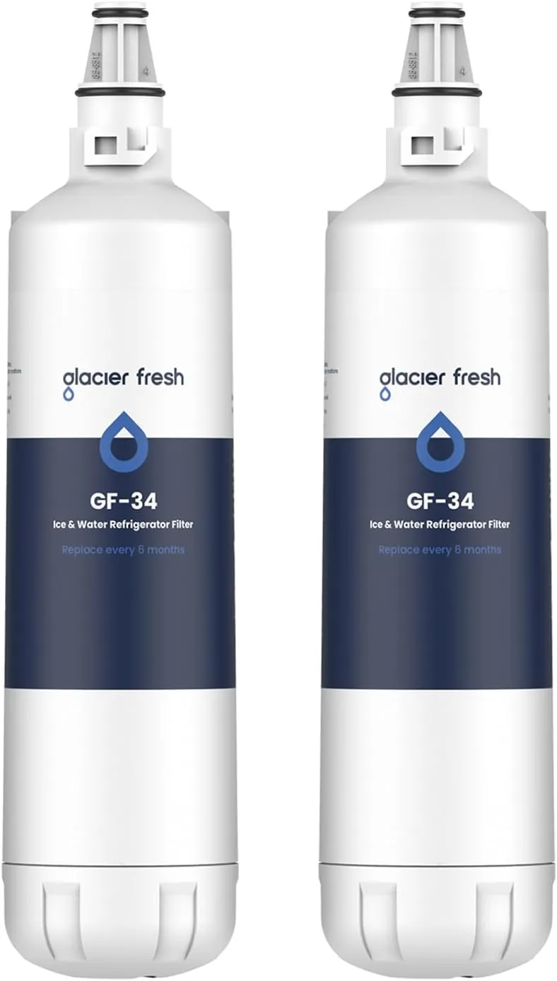 GLACIER FRESH Replacement for 7012333 Ice Maker Water Filter, Compatible With Sub-Zero 7012333 Water Filter, UC-15 Ice Maker Water Filter Replacement, Manitowoc K00374 (2 Pack)