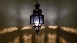 Granada blue lantern