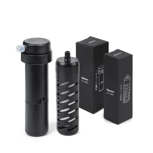 Greeshow Cartridge Kit, Pre-Filter Element and Internal Filter, Water Replacement for GS-2811, Easy to Replace, Black