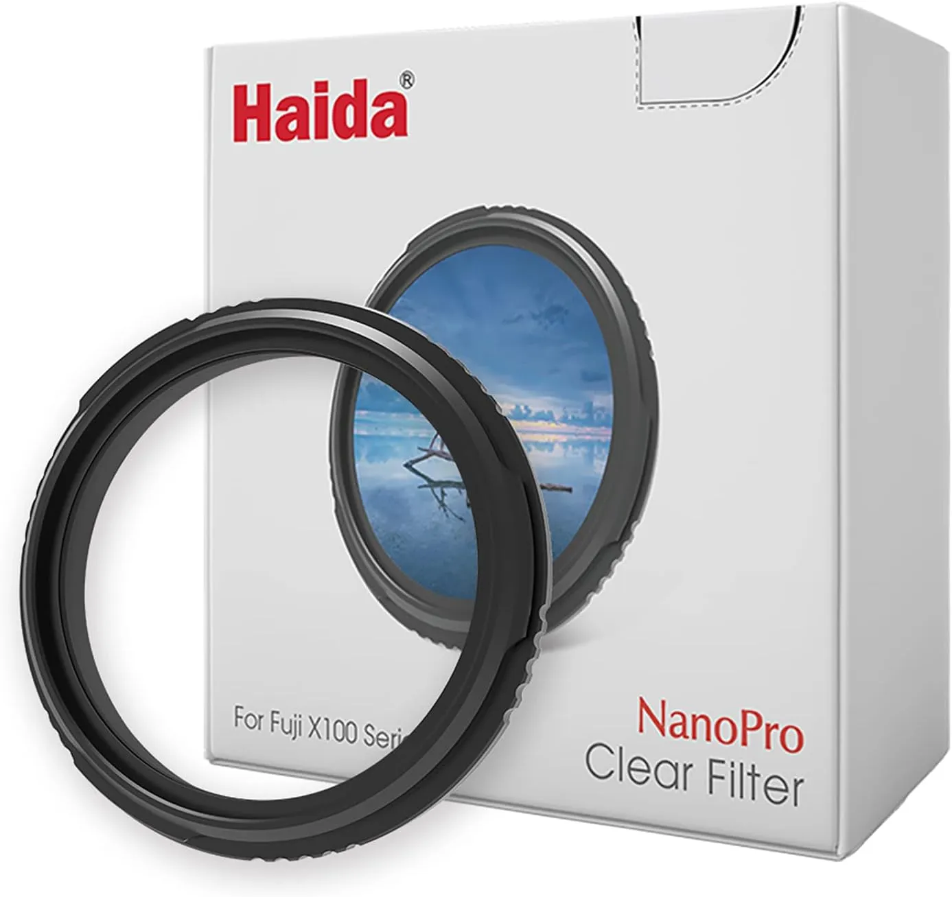 Haida NanoPro X100 X100VI Clear Protective UV Filter (Silver), for Fujifilm X100 Series Digital Cameras