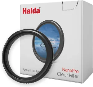 Haida NanoPro X100 X100VI Clear Protective UV Filter (Silver), for Fujifilm X100 Series Digital Cameras