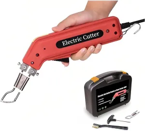 Handheld Electric Hot Knife Cutter and Heat Sealer Rope Healing Professional Hot Cutting Knife Fabric Cloth Cutter