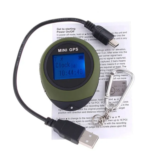 Handheld Mini Compass Keychain