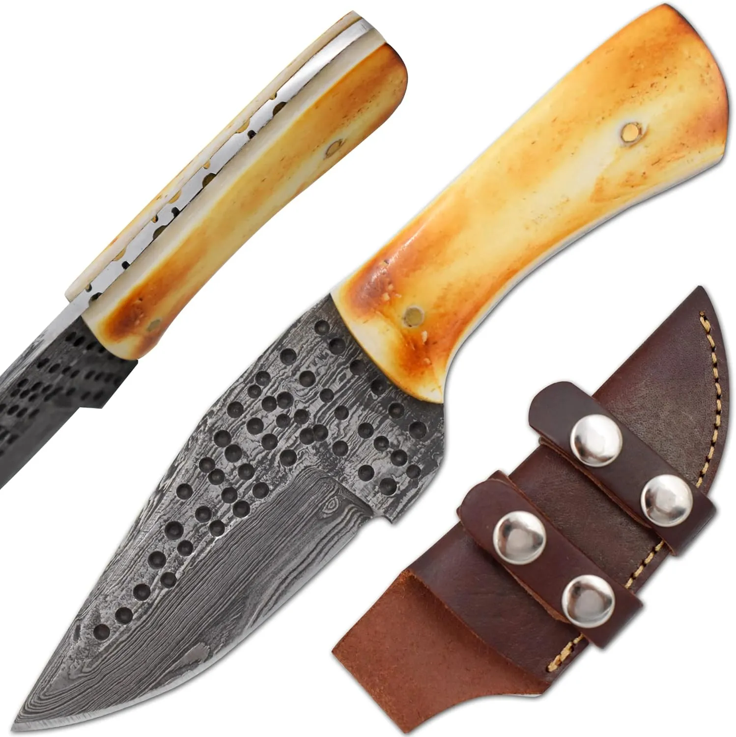 Handmade Collection Full Tang | Fully Functional | Fixed Blade Skinner| Hunting Camping | Knife