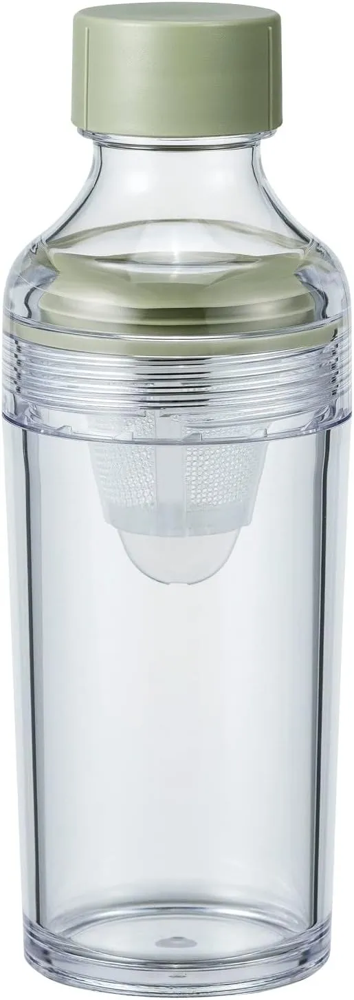 Hario Cold Brew Tea Portable Bottle, 160ml, Smoky Green