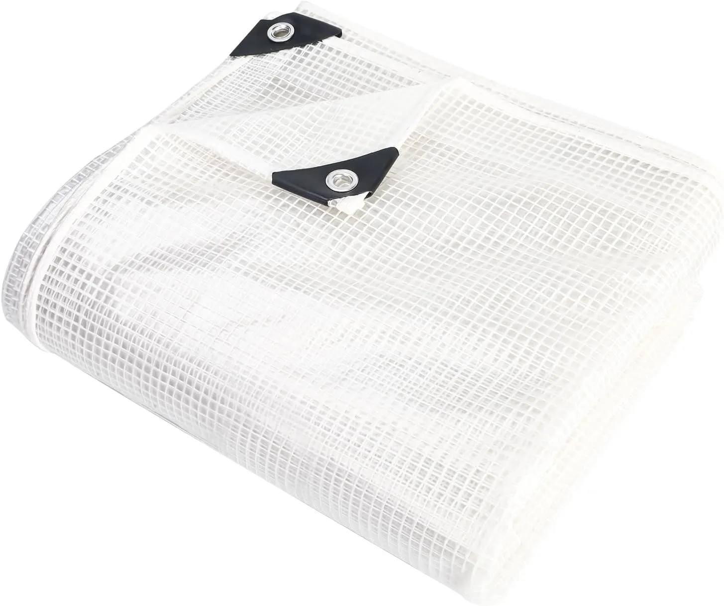 Heavy Duty Clear Tarp 8x20FT, UV Resistant, Waterproof Greenhouse Tarps with Grommets for Garden,Outdoor,Yard (10 mil)
