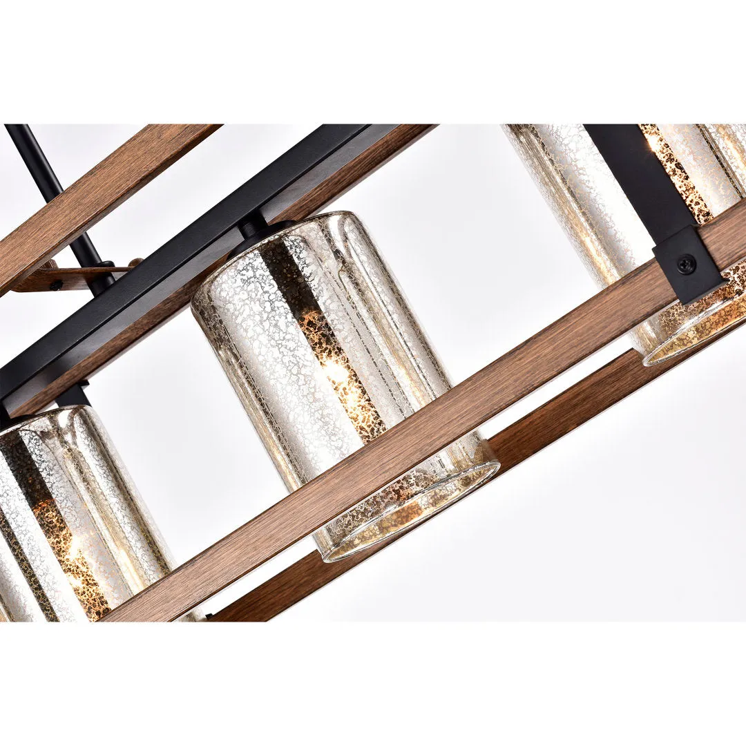 Hibner 5 - Light Kitchen Island Linear Pendant Laurel Foundry Modern Farmhouse®
