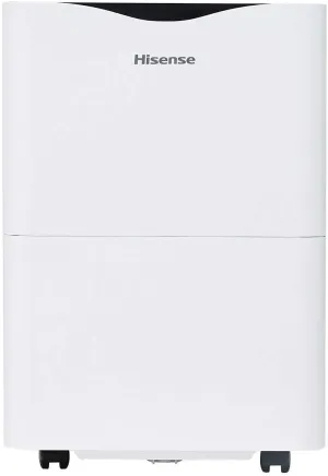 Hisense 35 Pint 3,000 sq. ft. Portable Dehumidifier, Low Noise Airflow System, 3-Speed, Removable Washable Filter, Easy-carry handle - HD3524 (Renewed)