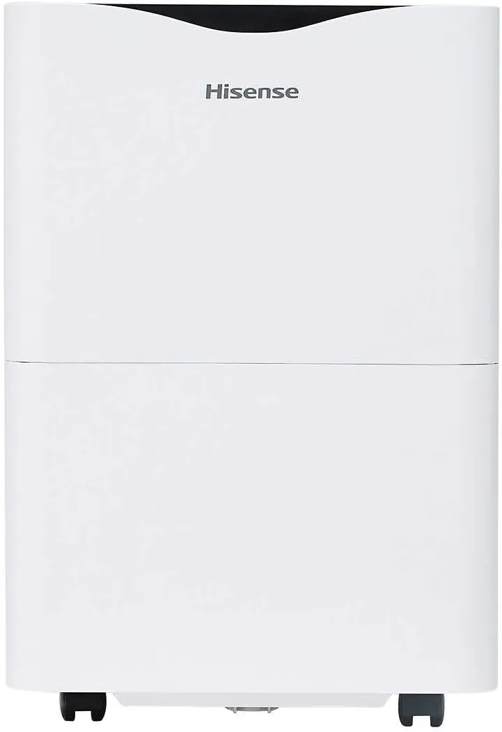 Hisense 35 Pint 3,000 sq. ft. Portable Dehumidifier, Low Noise Airflow System, 3-Speed, Removable Washable Filter, Easy-carry handle - HD3524 (Renewed)