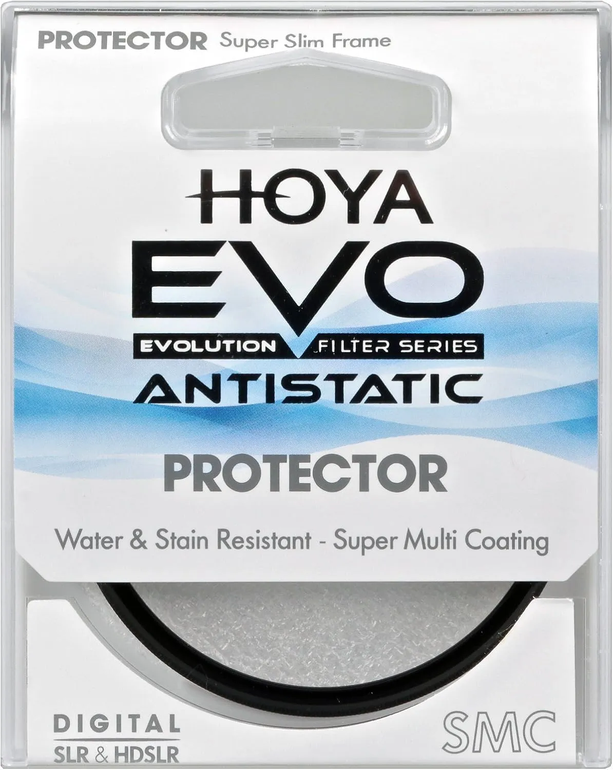 Hoya Evo Antistatic Protector Filter - 77mm - Dust / Stain / Water Repellent, Low-Profile Filter Frame