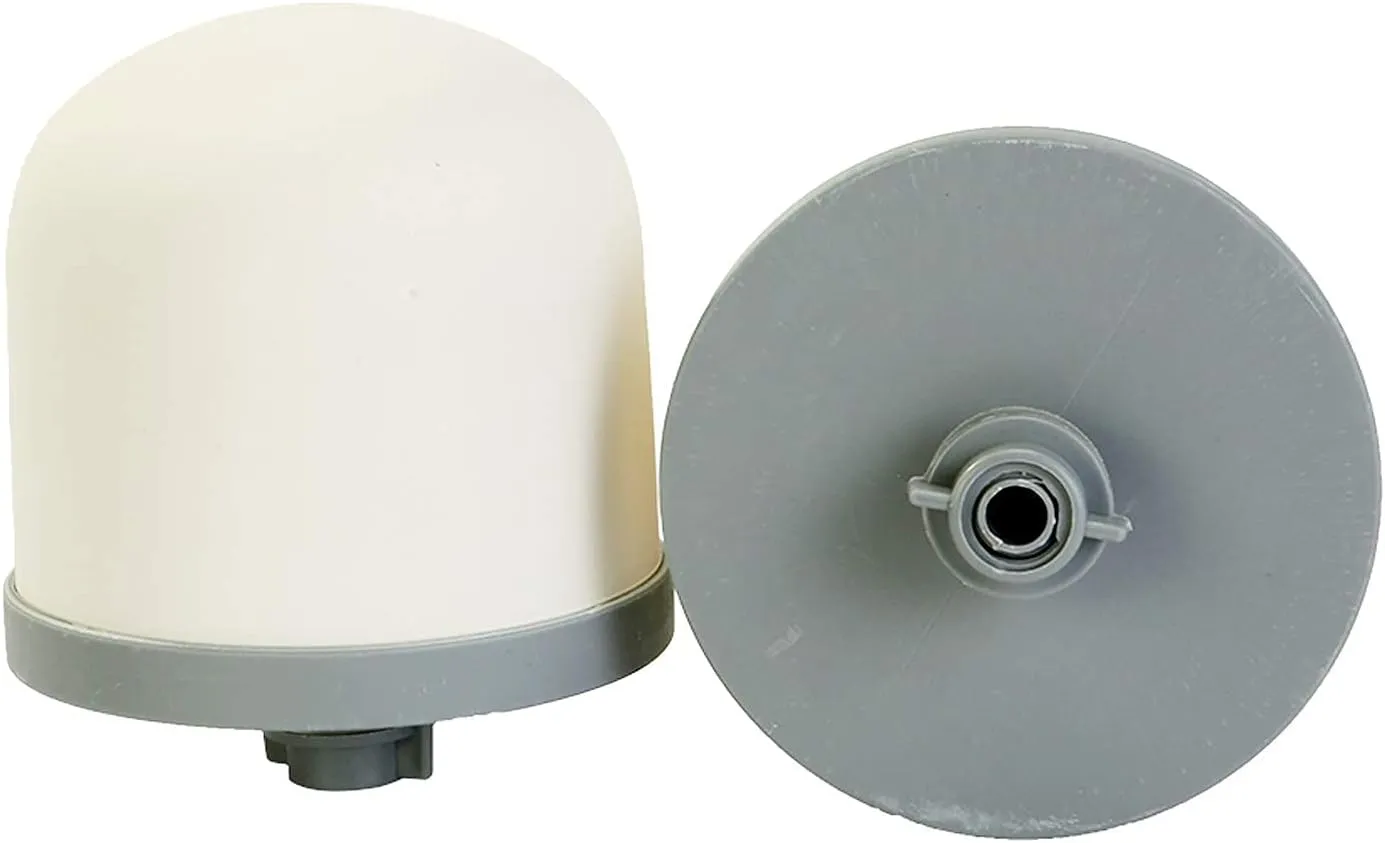 Huining Ceramic Dome Water Filter, Replacement Filter for Water Pre-Filtration Unit Filter Media Replacement 0.15 to 0.5 Micron for Household Water Bucket Filtration System Water Pitcher (4pcs)
