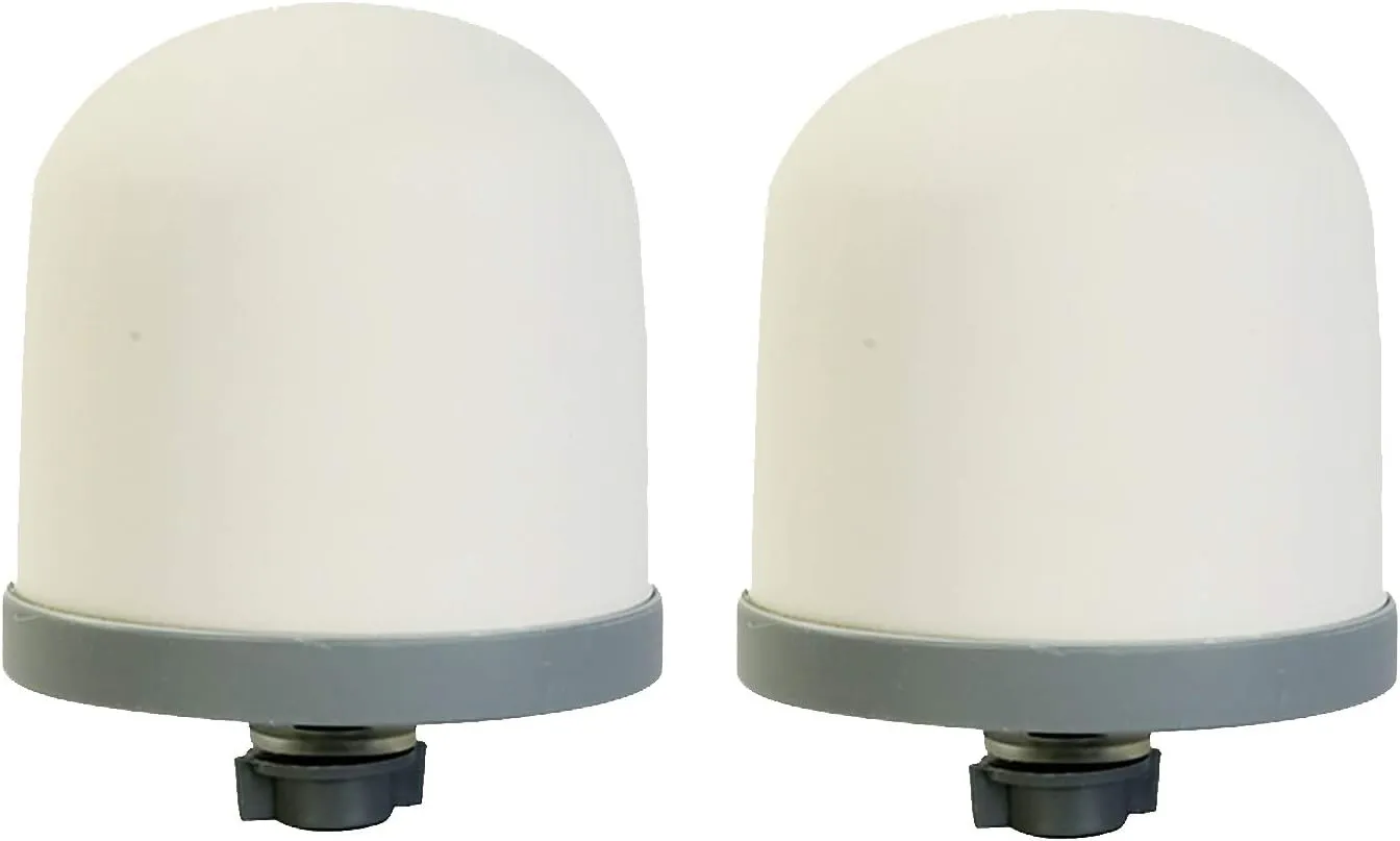 Huining Ceramic Dome Water Filter, Replacement Filter for Water Pre-Filtration Unit Filter Media Replacement 0.15 to 0.5 Micron for Household Water Bucket Filtration System Water Pitcher (4pcs)