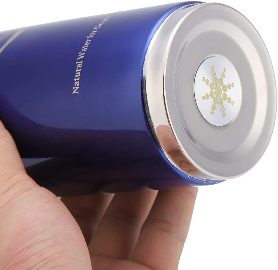 Hydrated Water Bottle, Hydro Bottle Energy Water Bottle Portable Nano Balance Bottle Nano Cup Nano Energy Bottle Smart Water Bottle for Outdoor Gym Fitness (Blue)