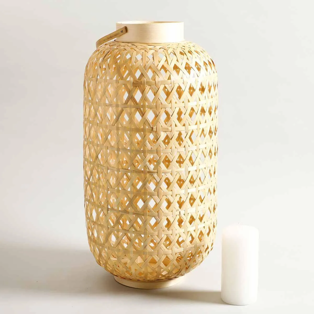 Illuma Bamboo Lantern | Hanging Candle Holder