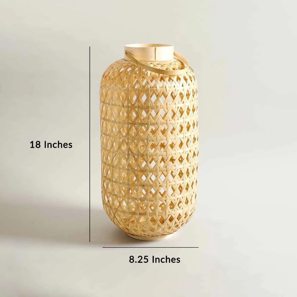 Illuma Bamboo Lantern | Hanging Candle Holder